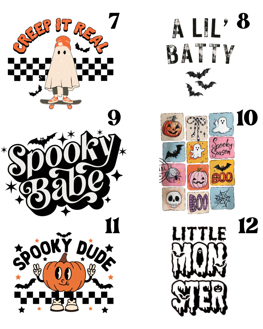 Halloween Tee Preorder- Kid Options