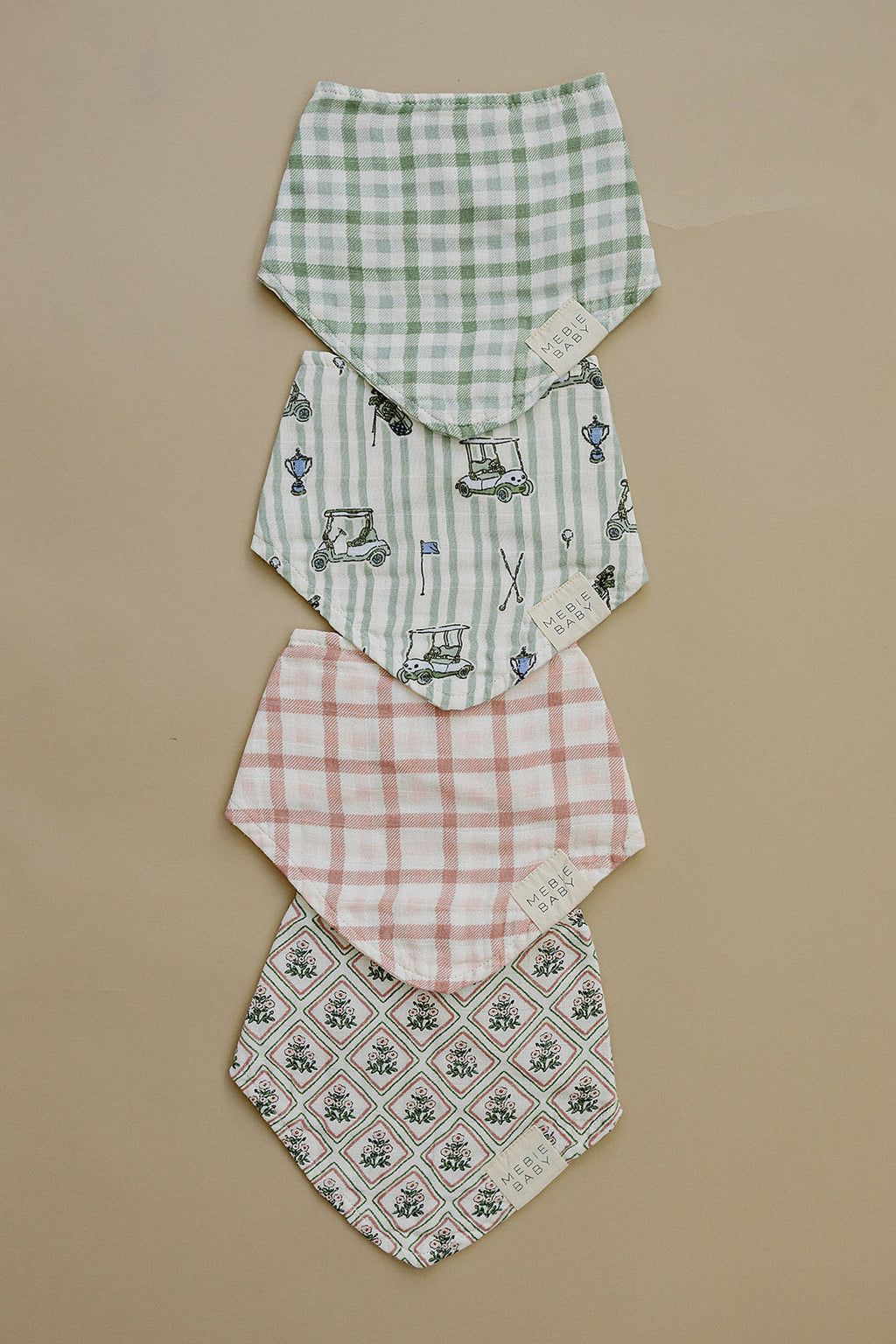 Country Garden Floral Classic Muslin Bib