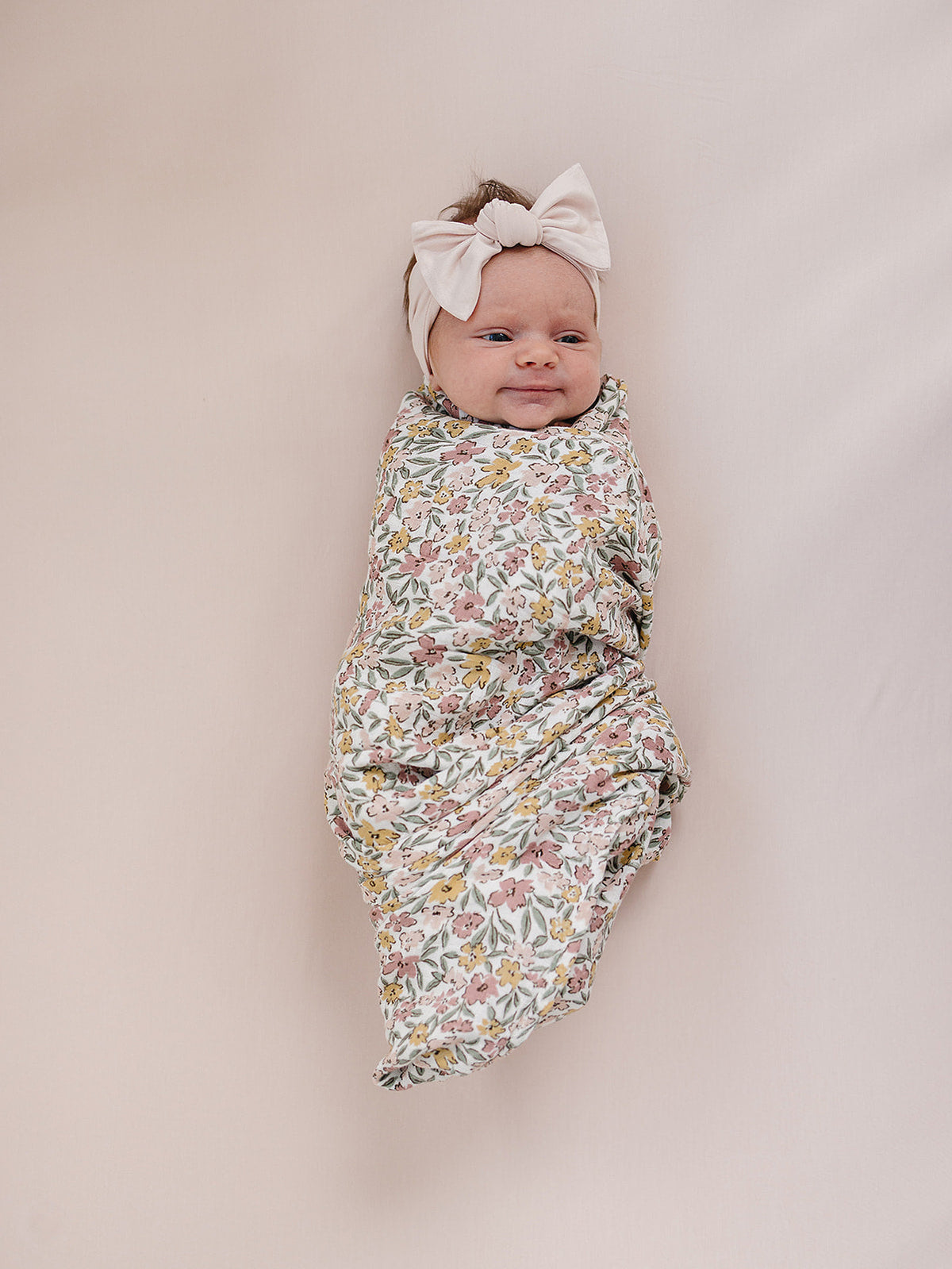 Sunny Petals Muslin Swaddle Blanket